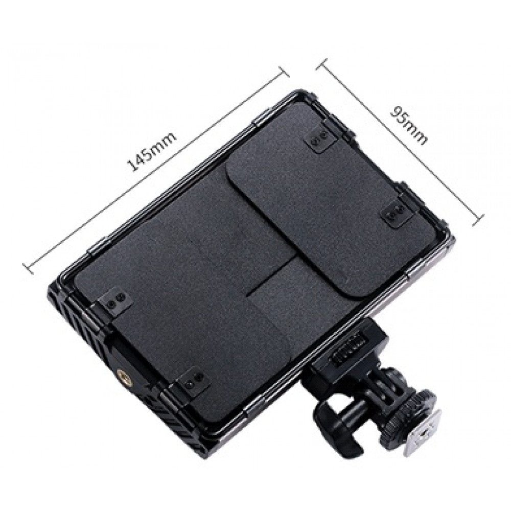 Лампа відеосвітло LED PT-15B PRO II 15Wcolor 3200-5600K/1500LM/Battery F-550/2400Mah+charger (145*95*22mm)