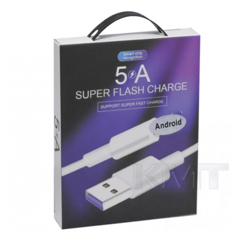 Кабель Micro 5A (1m) White