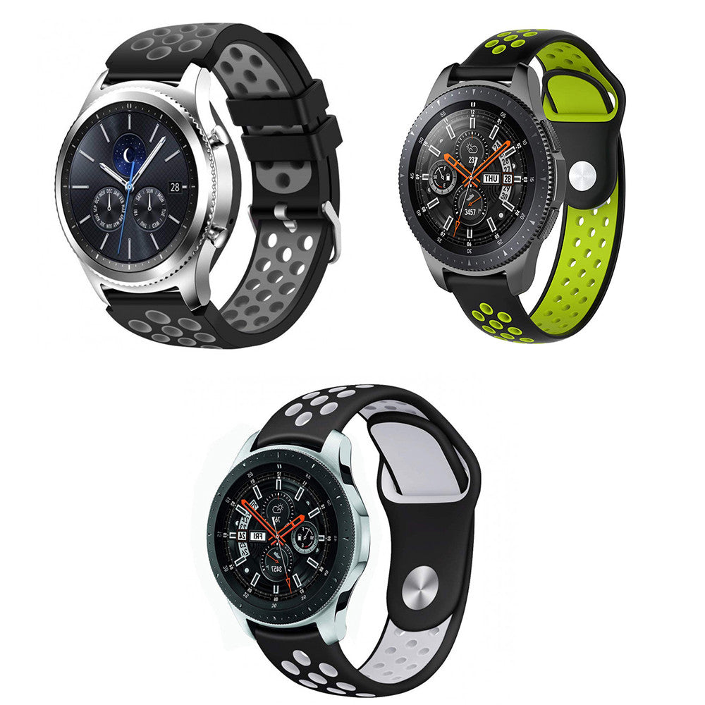 Ремінець Sport Nike Універсальний 22 mm — Black & Red