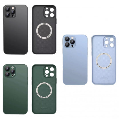 Накладка Чохли Protective camera Case with MagSafe iPhone 14 Plus — Cangling Green