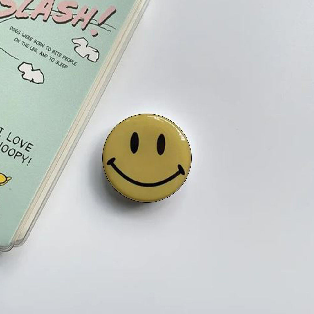 Popsocket « Smile » — Yellow & Black