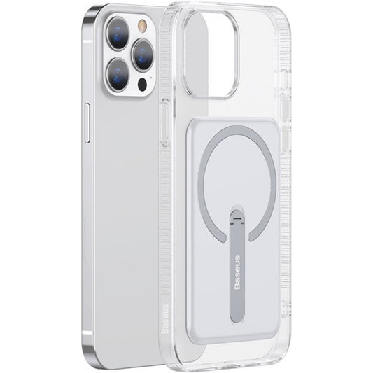 Накладка Чехлы Baseus (ARCX000202) Magnetic Phone Case with a Bracket For iP13 Pro Max 6.7inch 2021 — ARCX000202 Transparent