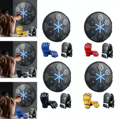 Боксерская мишень MDHL QJB-66 Bluetooth 6 целей + перчатки