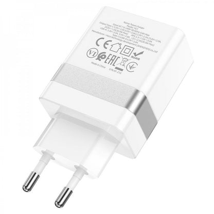 Home Charger 30W PD QC3.0 C to Lightning Cable (1m) Hoco N21Pro — White