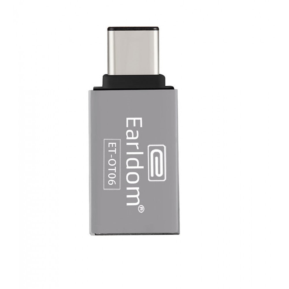 Adapter OTG USB C To USB — Earldom ET-OT06 — Black