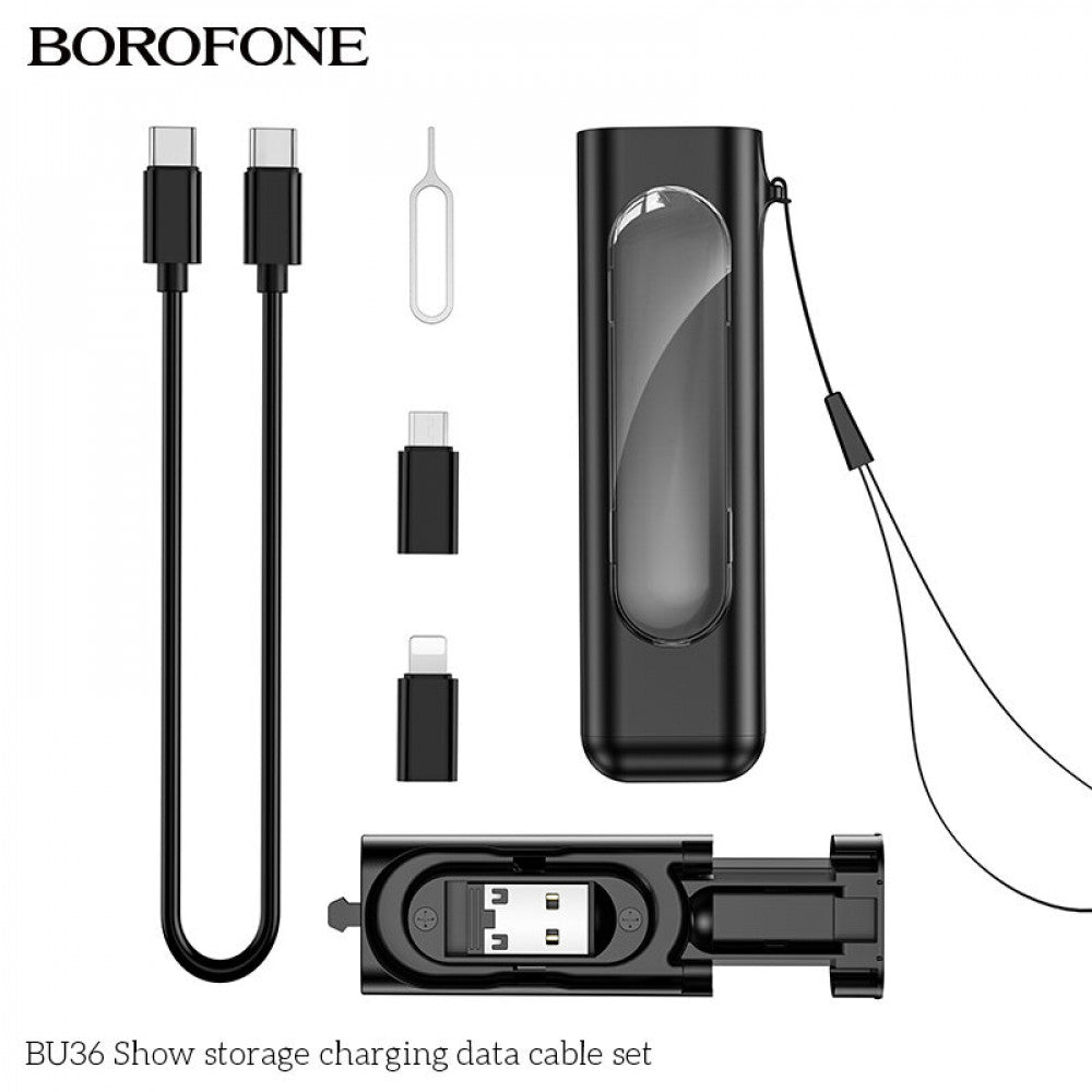 Multifunctional Charging Кабель Set 60W Borofone BU36 — Black