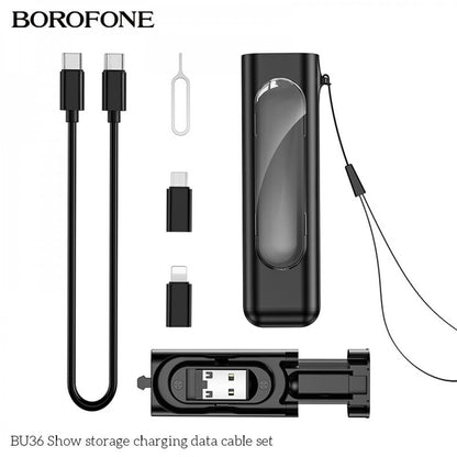 Multifunctional Charging Кабель Set 60W Borofone BU36 — Black