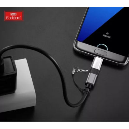 Adapter USB C To Micro Earldom ET-TC13