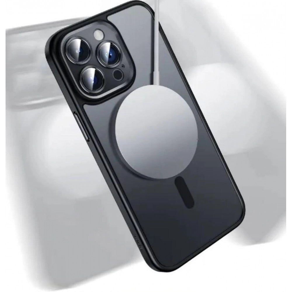 Накладка Чохли Rock Guard Anti-drop Series TPU Case with Magsafe iPhone 15 Pro Max — Titanium Grey