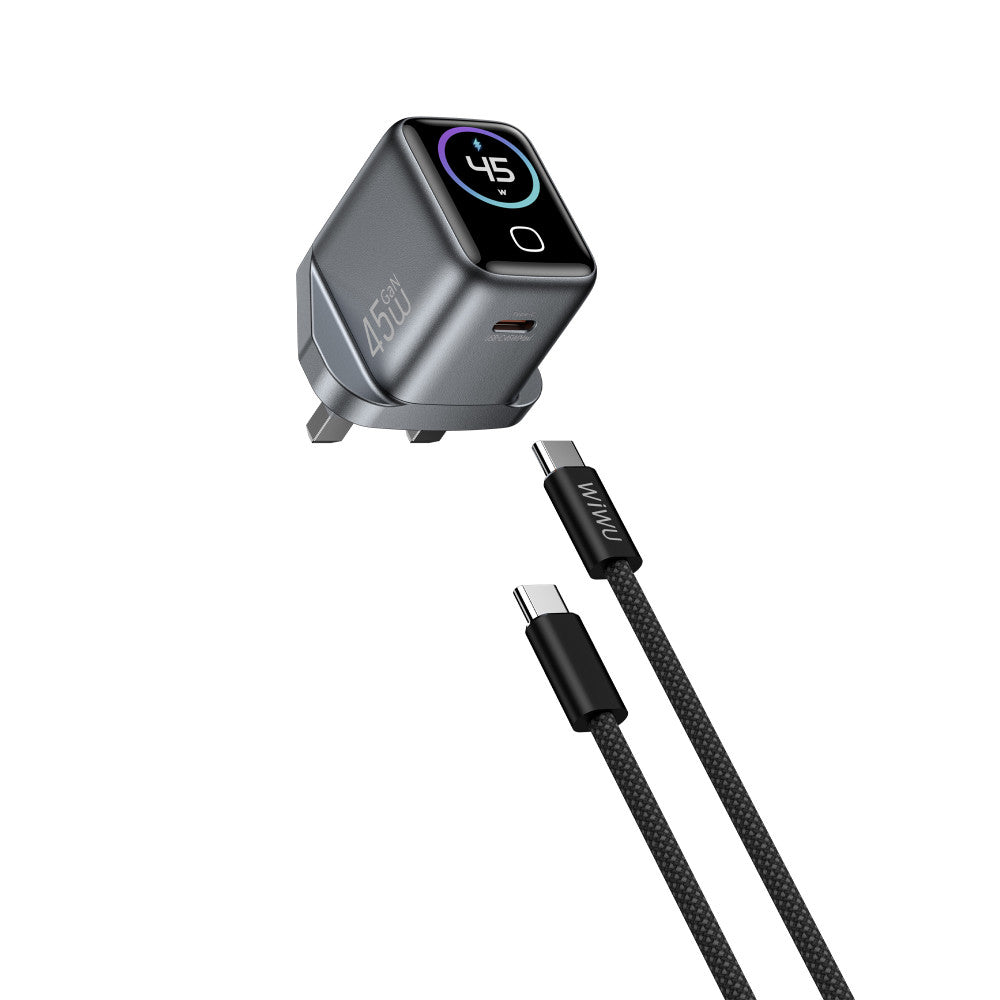 Home Charger | 45W | GaN | PD3.0  — Wiwu CHG500