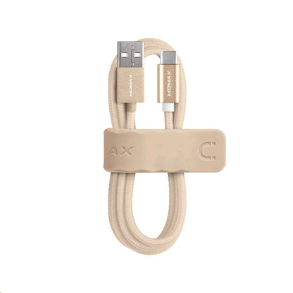 Кабель USB C 2.4A (1m) Momax DTA1 — Gold