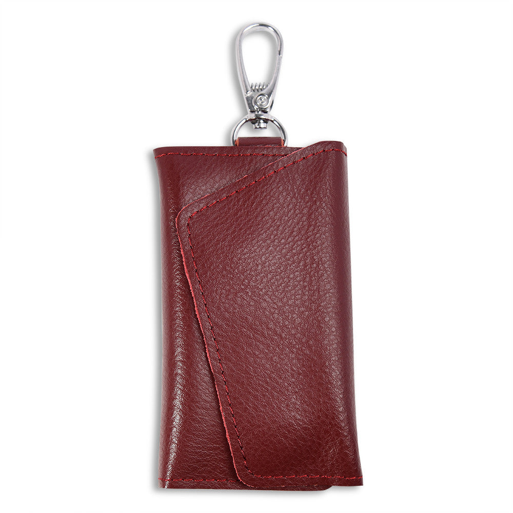 Key storage bag Opp box — Dark Red