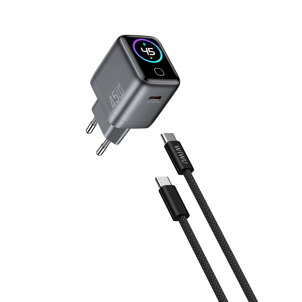 Home Charger | 45W | GaN | PD3.0  — Wiwu CHG500