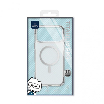 Накладка Чехлы Titanium Case With MagSafe MCC-702 — iPhone 17 Pro Max — Transparent Black