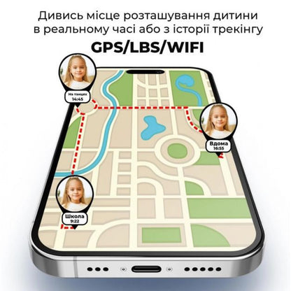 Детские смартчасы Smart Baby Watch Xiaomi M3MAX Waterproof с GPS трекером 4G