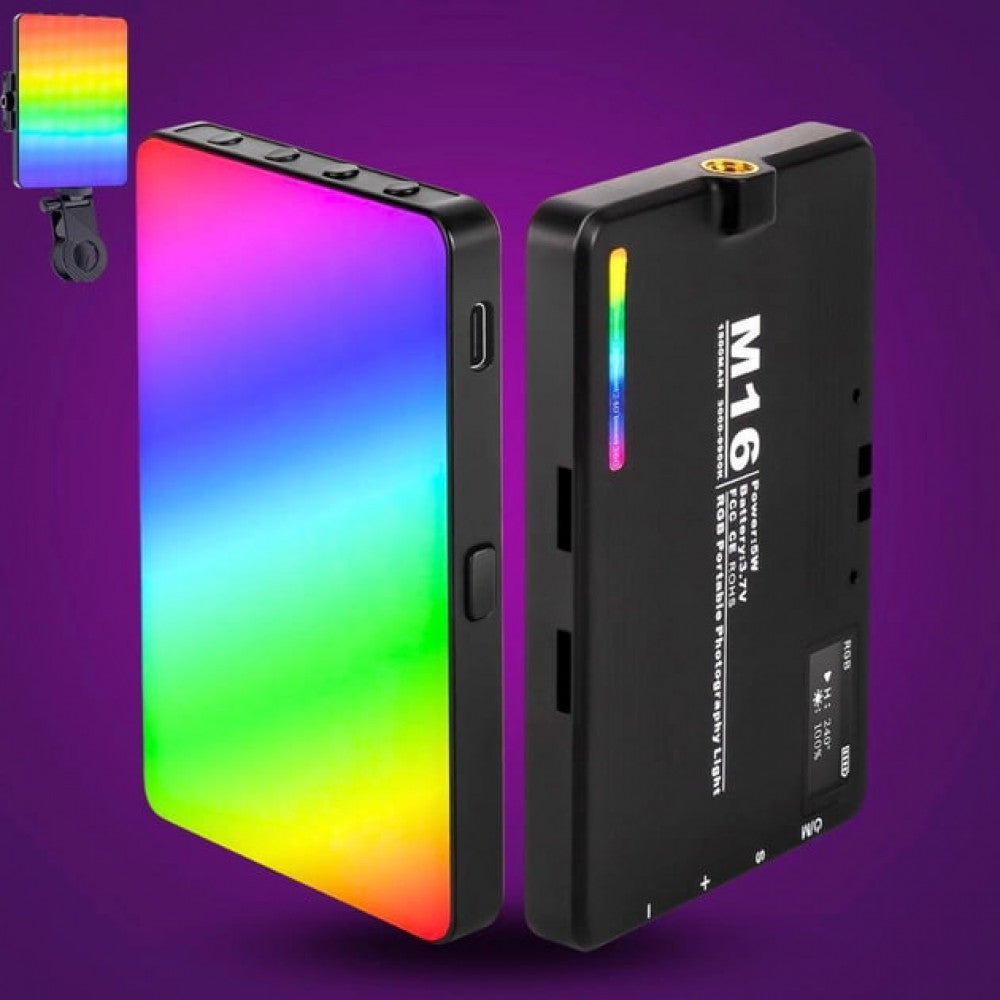 Селфи вспышка M16RGB 5W 140pcs light color:2500-9000К