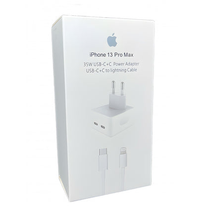 Зарядний пристрій Home Charger 35W 2PD USB C to Lightning Cable (1m) для девайсів Apple MHJ83ZM/A
