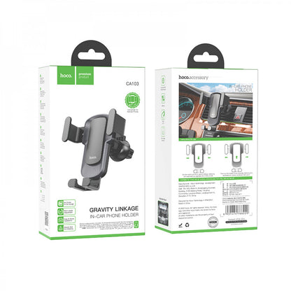 Автодержатель раздвижной на воздуховод Hoco CA103 — Black