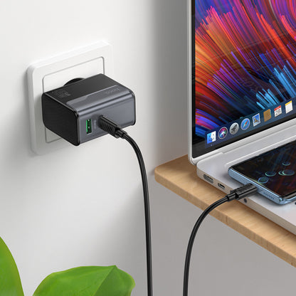 Home Charger | 45W | PD | QC3.0 — Hoco CS74A — Black