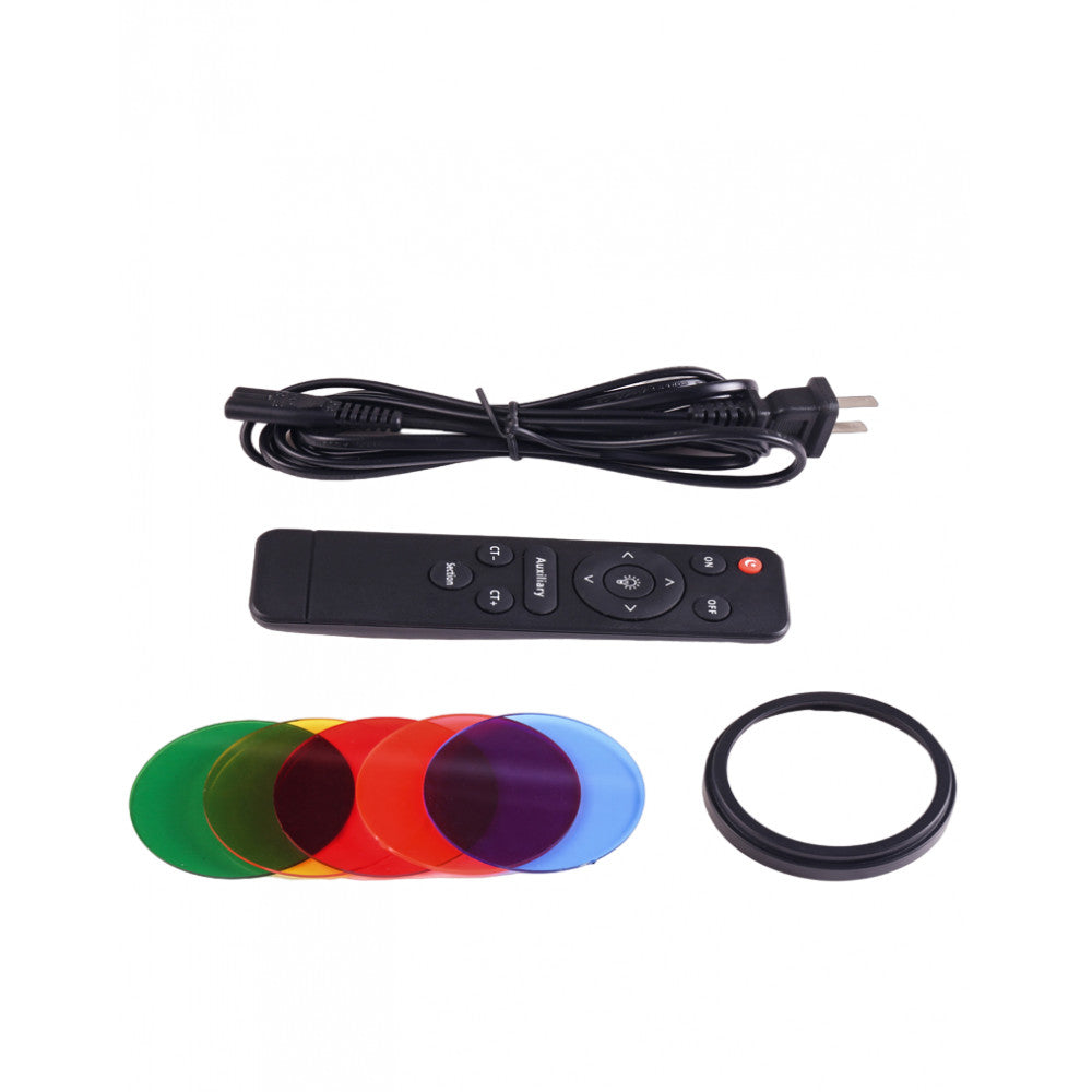 Светодиодный прожектор LED RGB | YM-80 | 18x7.5 cm | RGB 5 Color | 3200K-6500K | Remote