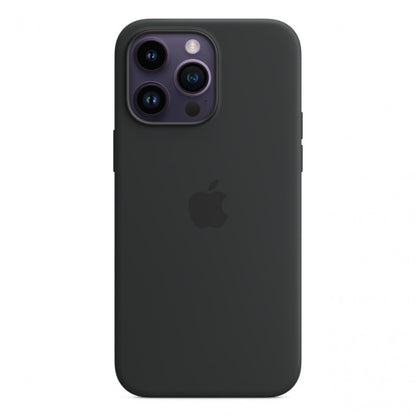 Silicone Case with MagSafe iPhone 14 Pro — Midnight