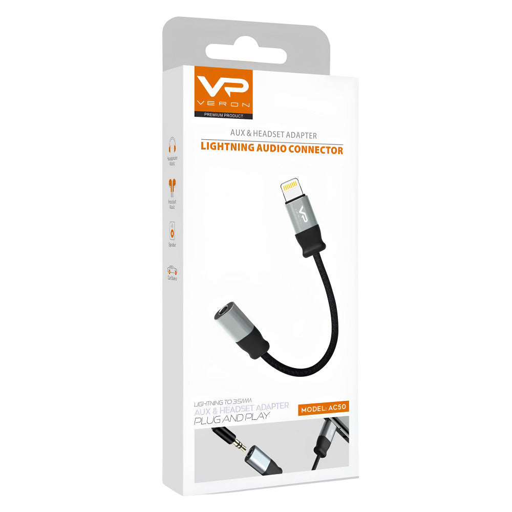 Adapter Lightning To 3.5mm Veron VR-AC50