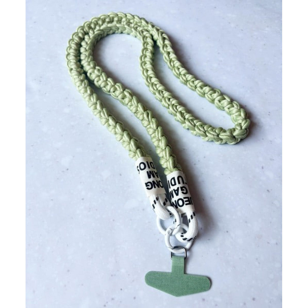 Ремінець для телефона на шию «Knitting» — Light Green