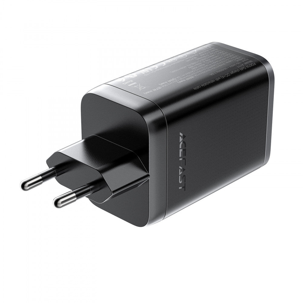 Зарядное устройство для Acefast A111, 67 Вт, 2PD, QC3.0, кабель USB-C – USB-C (0.65 м)