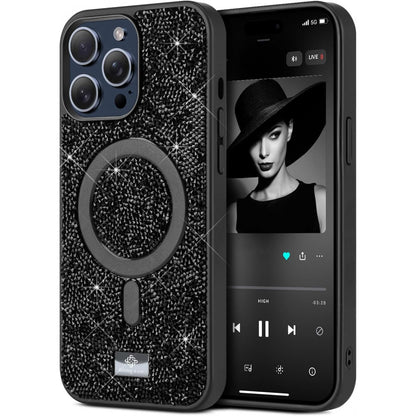 Накладка Чехлы Bling World Rock Case With MagSafe — iPhone 16 Pro  — Black