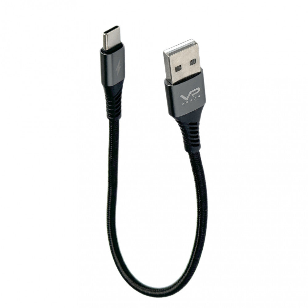 Кабель USB C 3A (0.25m) Veron NC09 Nylon