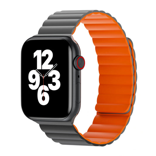 Ремінець Wiwu Wi-WB001 — Apple Watch 42 | 44 | 45 | 49 mm — Gray & Orange