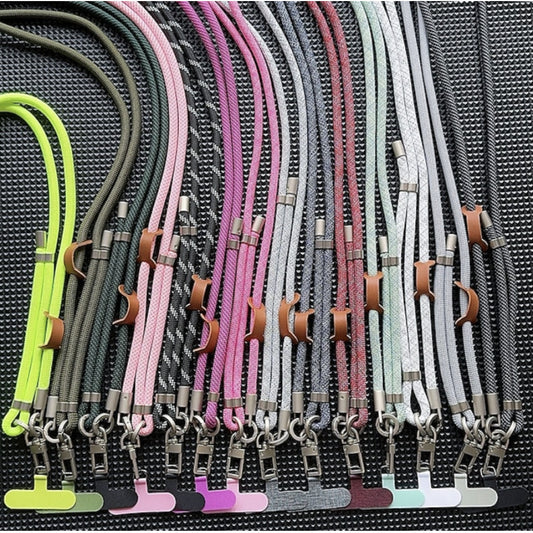 Шнурок на шею «Stripe Cord» — Black & Gray