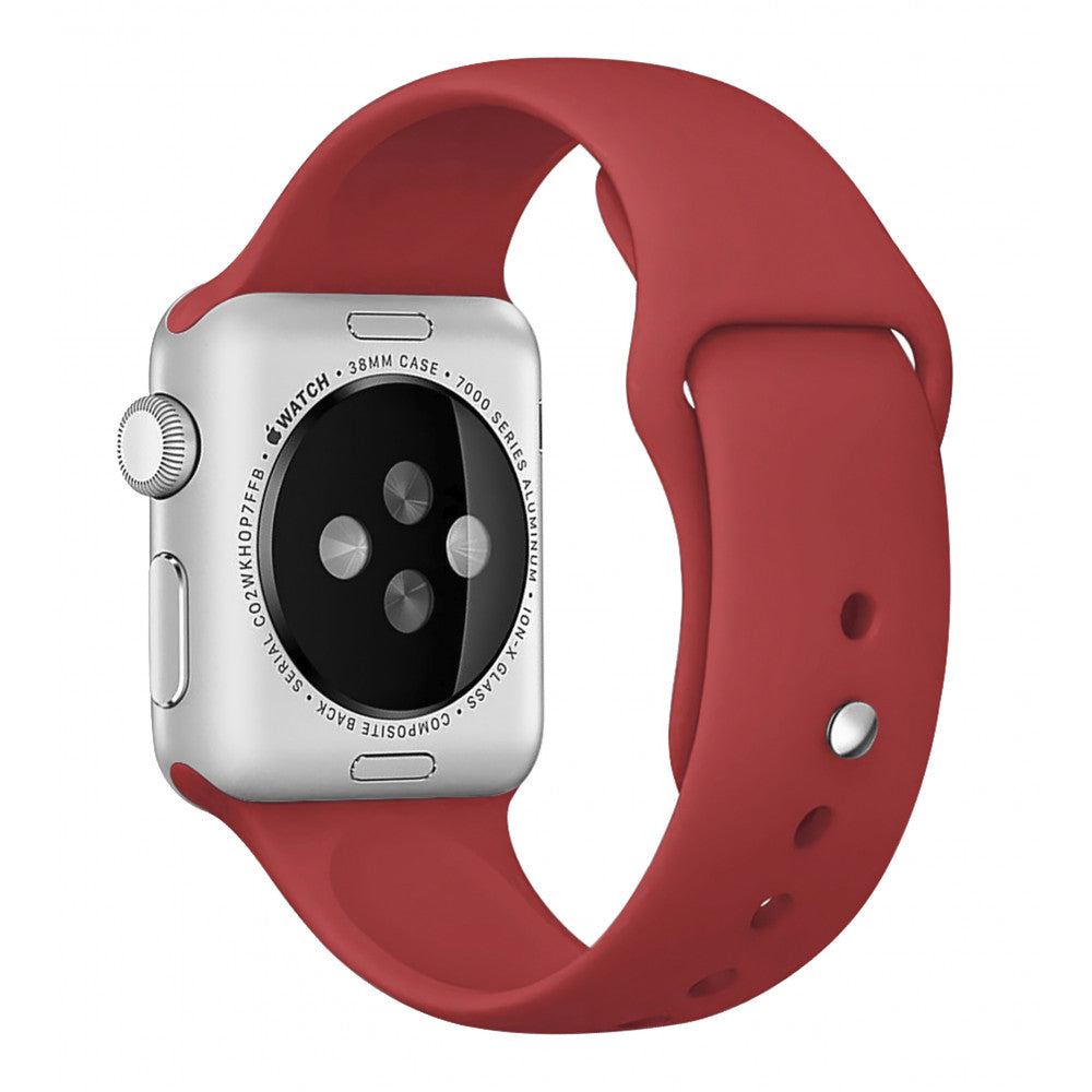 Ремінець Sport Band Apple Watch 38 mm 40 mm 41 mm — Rose Red (36)