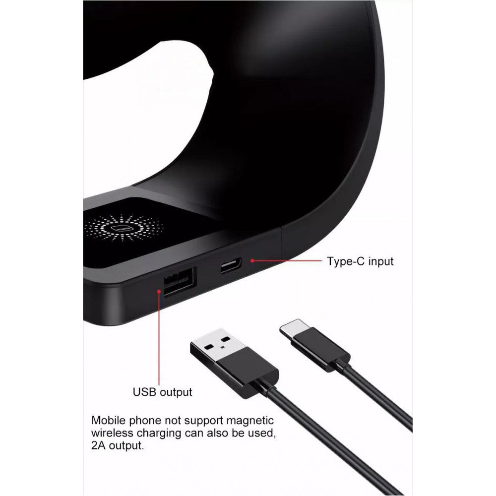 Wireless Charger 3 in 1 Y36 MagSafe — Black