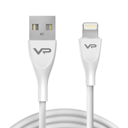Кабель Lightning 2.4A (1m) Veron SL08 Silicon — White