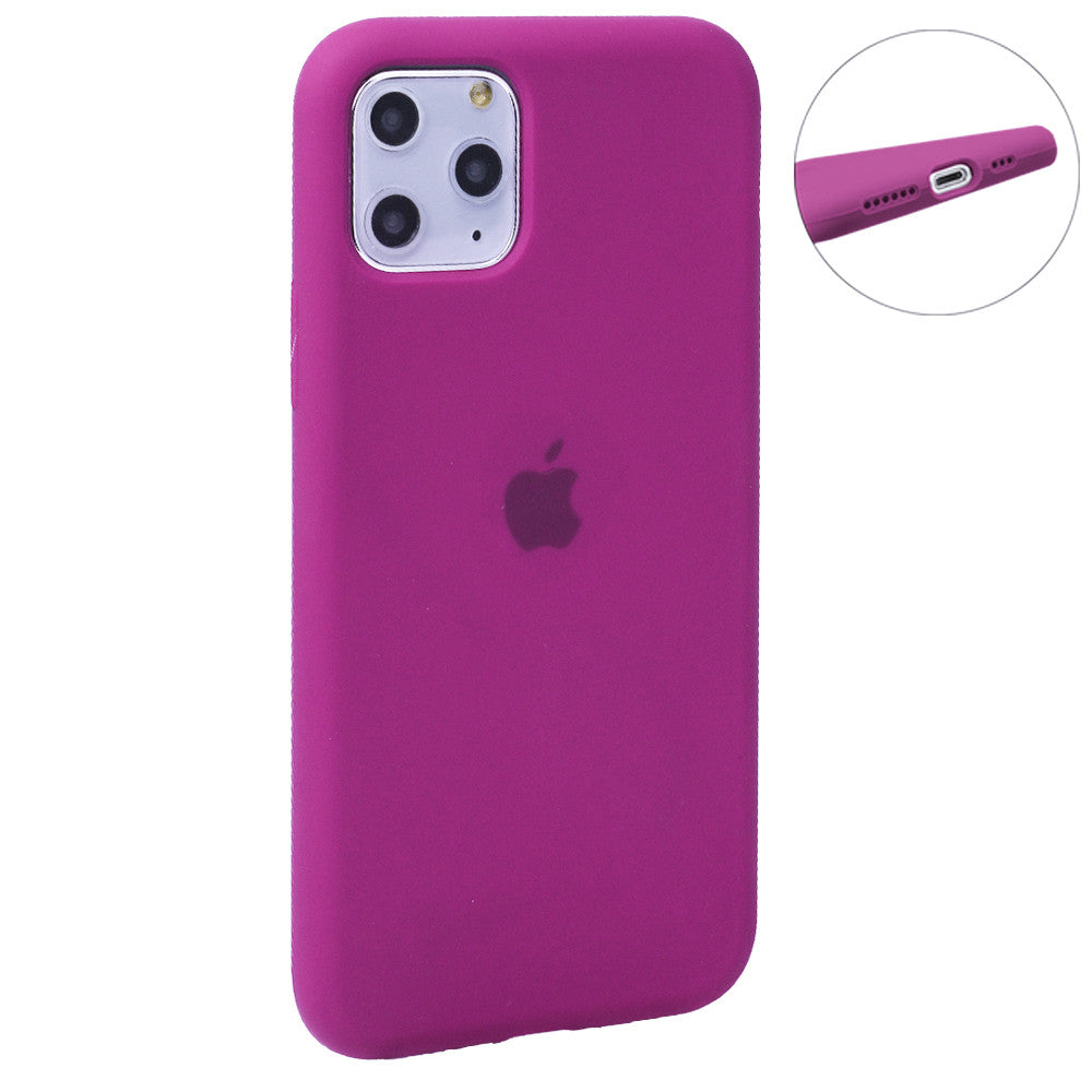 Original Silicone Case Full Size iPhone 11 Pro — Dragon Fruit (54)