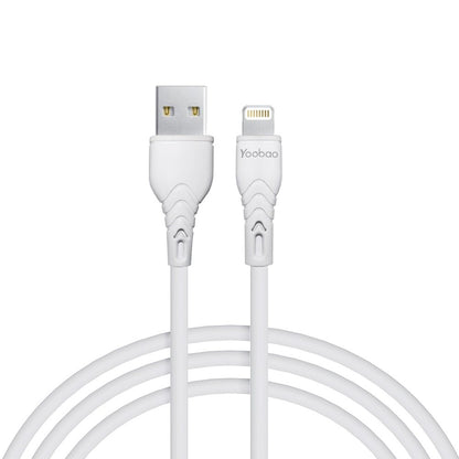 Кабель Lightning 2.1A (1m) Yoobao C4 - White