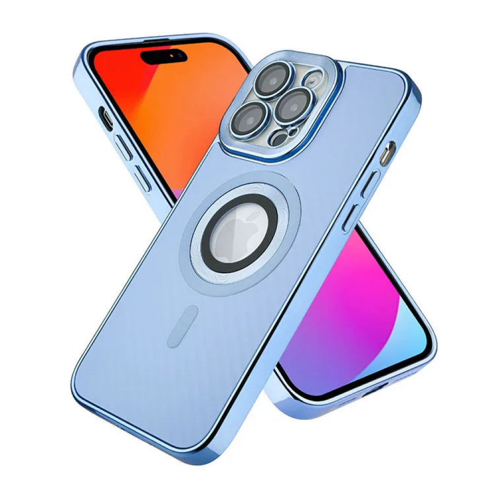 Electroplate Matte Case With Magsafe iPhone 14 Pro Max — Blue