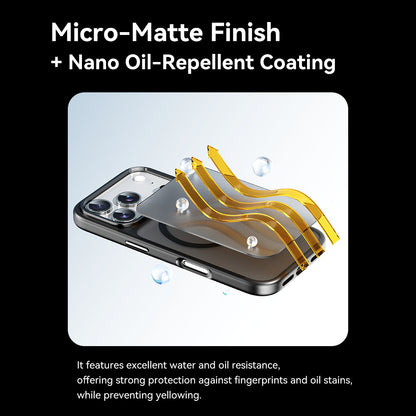 Накладка Чехлы Rock Guard Metal Lens Frame Series TPU Case with Magsafe iPhone 17 Pro — Gray