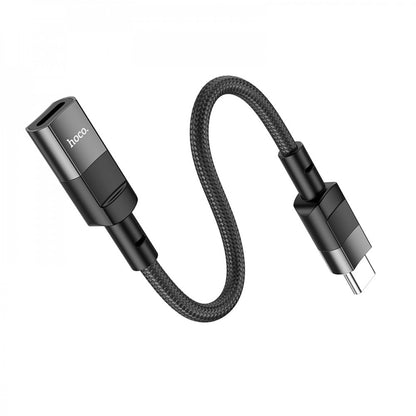 Adapter USB C To Lightning Hoco U107 — Black