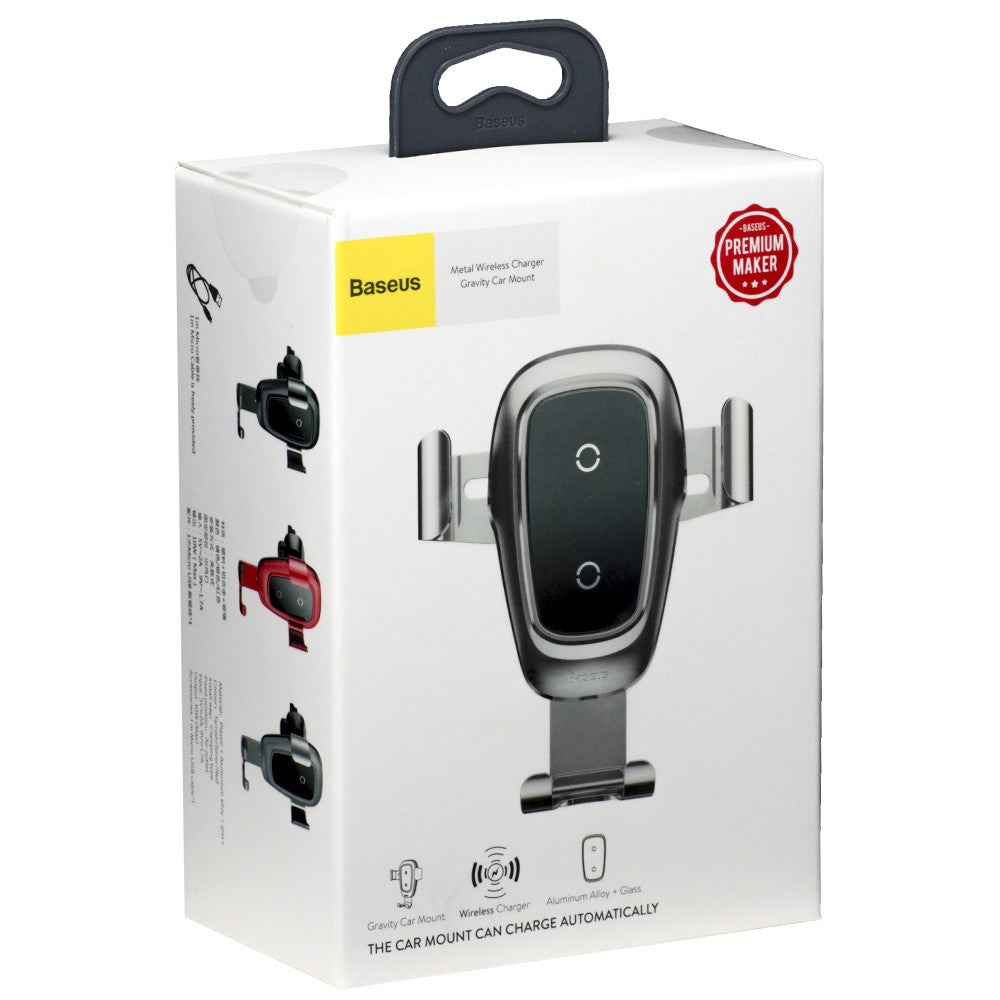 Автотримач розсувний на повітропровід з бездротовою зарядкою 10W (WXYL-B0A) — WXYL-B0A Tarnish