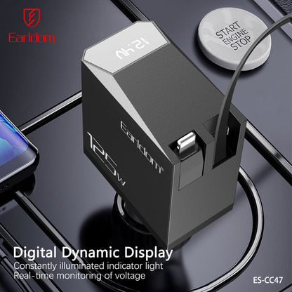 Car Charger 2.4A 1U 1C Earldom ES-CC47