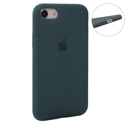 Original Silicone Case Full Size — iPhone 7 ; 8 ; SE 2020 — Pine Green (64)