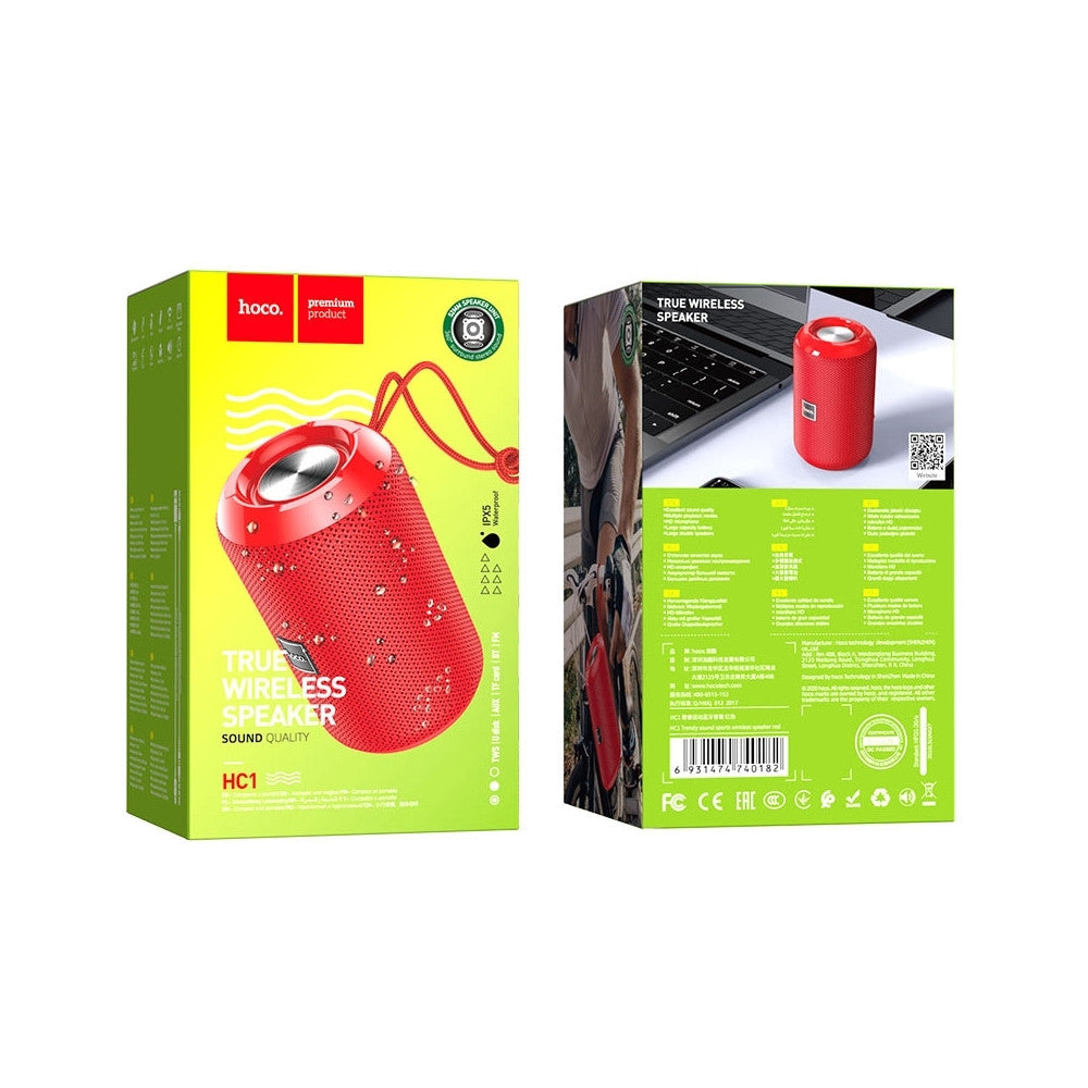 Портативна колонка Hoco HC1 Trendy sound sports — Black