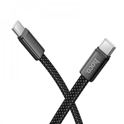 Кабель USB C to C 60W (1m) — Hoco X125 — Black