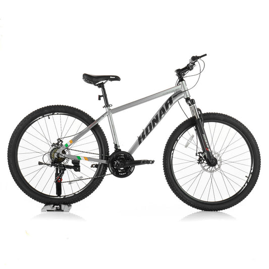 Велосипед KONAR KA-27.5"17# — Matt Silver Gray/Black/Red