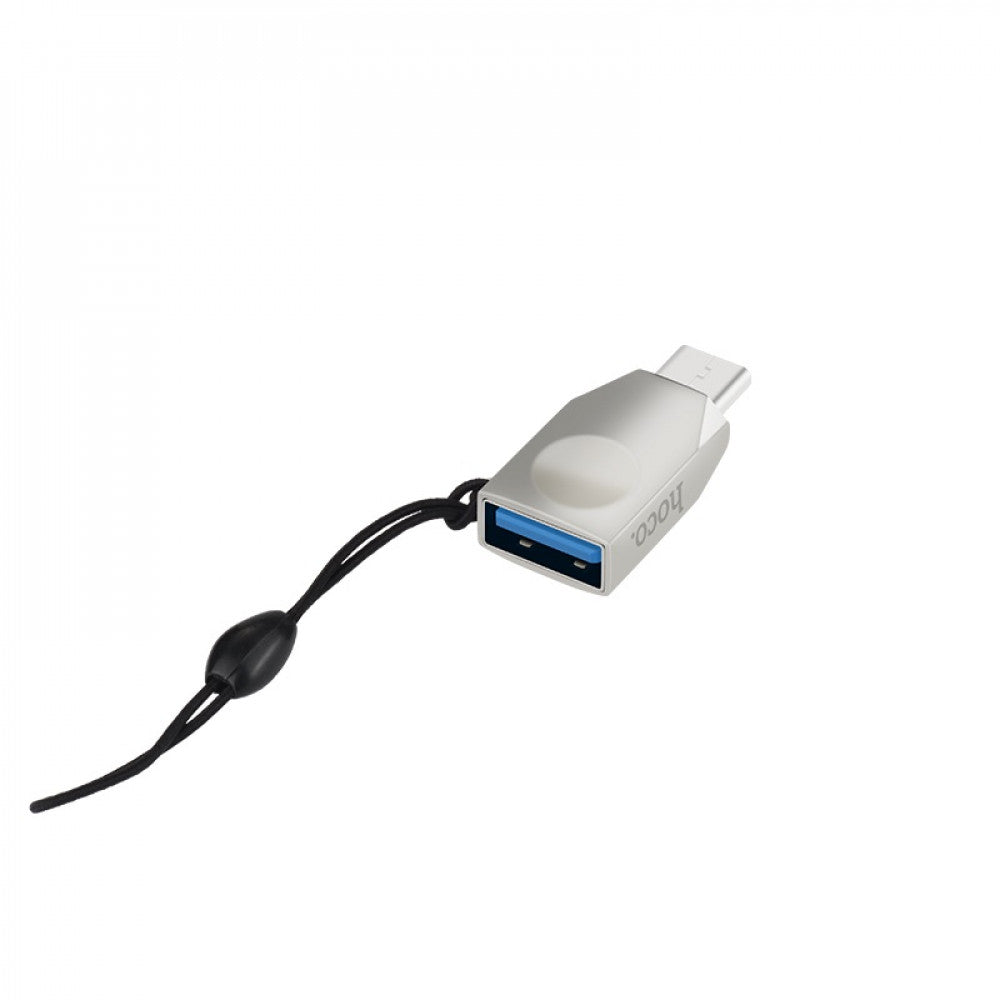 Adapter USB C To USB Hoco UA9 Pearl Nickel