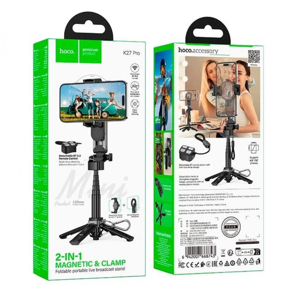 Monopod Tripod (0.75m) — Hoco K27 Pro