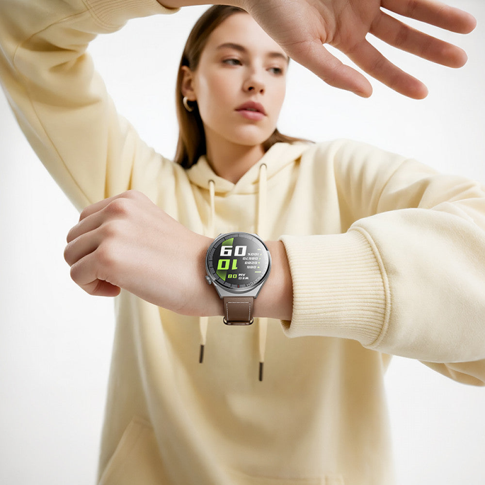 Smart Sports Watch (Call Version) Hoco Y35 — Silver