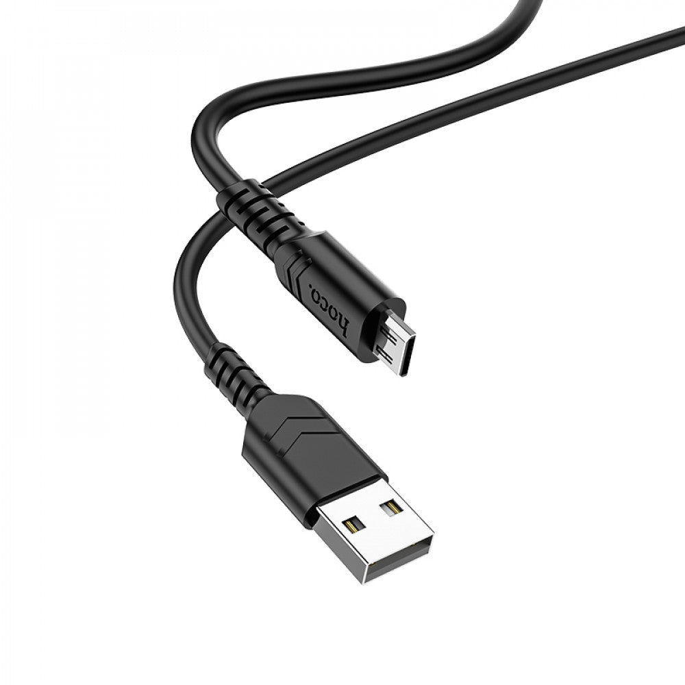 Кабель Micro 2.4A (1m) Hoco X62 — Black